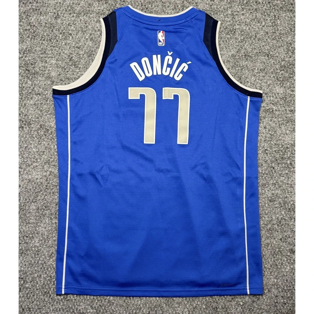 Nike Dallas Mavericks Jersey‎ Luka Doncic #77 Dri-Fit Swingman Icon Youth XL NWT